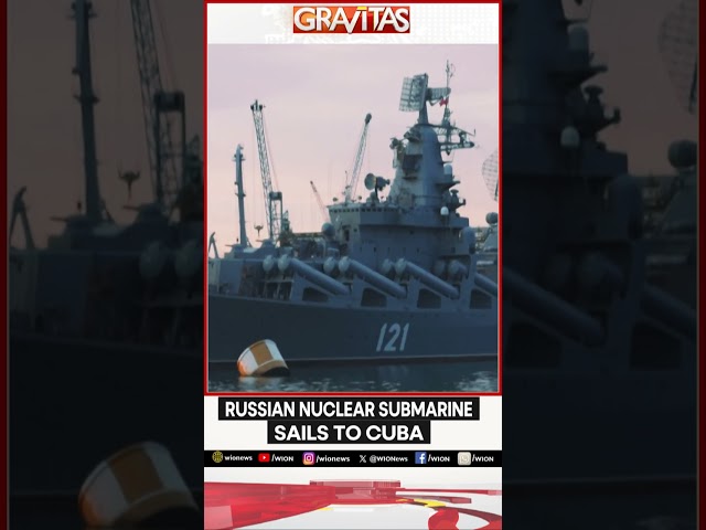 ⁣Russian nuclear submarine sails to Cuba | Gravitas | WION Shorts