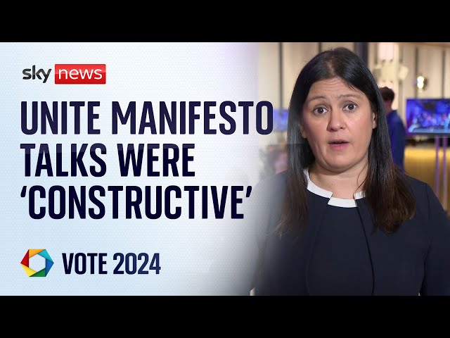 ⁣Unite union refuses to back Labour election manifesto | Election 2024