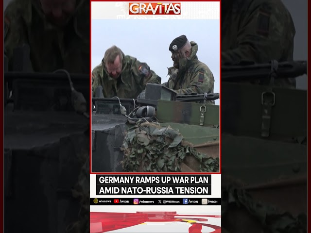⁣Germany Ramps Up War Plan Amid NATO-Russia Tensions | Gravitas | WION Shorts