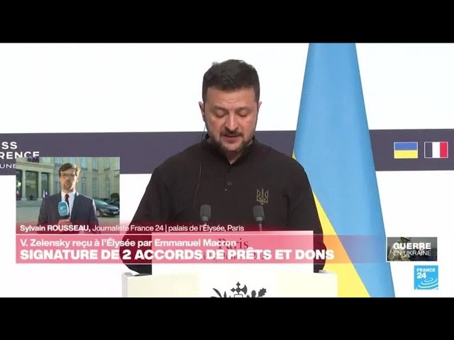 ⁣Emmanuel Macron veut "finaliser" une coalition pour envoyer des instructeurs en Ukraine