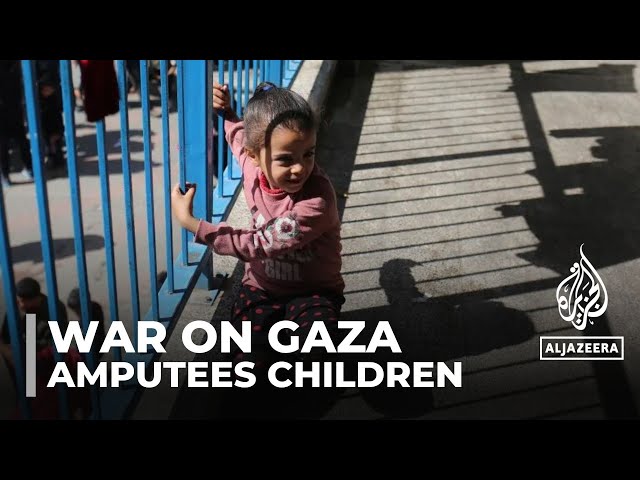 ⁣Gaza's child amputees: At least 3,000 have lost their limbs in Israel’s war