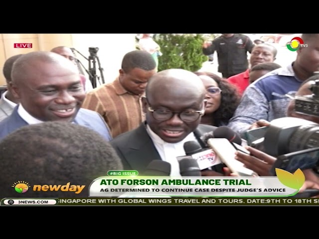 ⁣#TV3NewDay: Ato Forson Ambulance Trial - AG determined to continue case despite judge advice