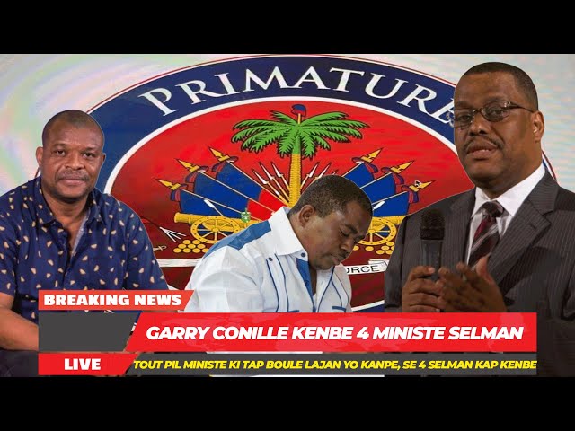 ⁣Garry Conille Kenbé 4 Ministè,Men Lis la,  Roody Sanon Di Bagay La Grav Atè a, Pral Gen Kriye