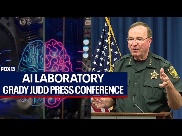 ⁣Grady Judd press conference on AI