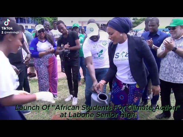 ⁣Samira Bawumia have launched "Africa Students For Climate Action".
