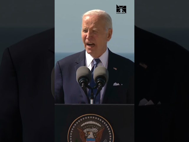 ⁣President Biden Speech on the 80th anniversary of D-Day