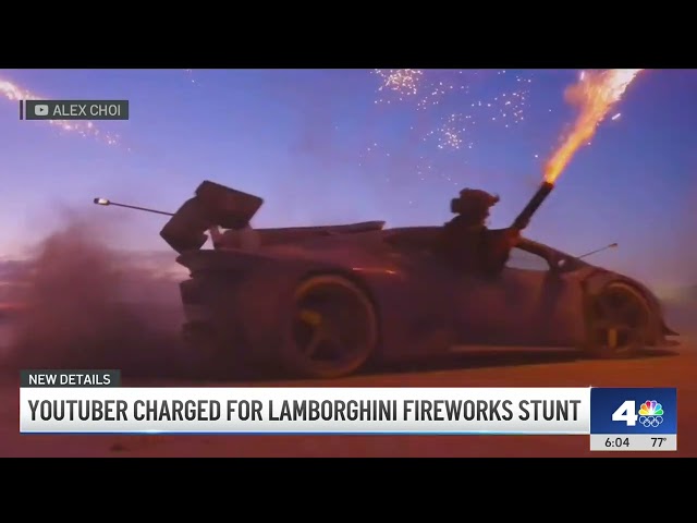 ⁣Los Angeles man behind risky Lamborghini stunt facing charges