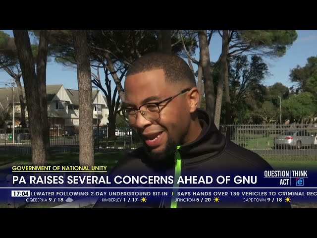 ⁣Patriotic Alliance raises several concerns ahead of GNU