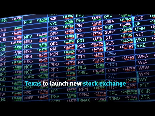 ⁣Texas to launch new electronic stock exchange
