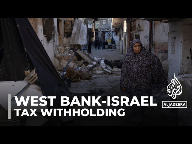 ⁣Occupied West Bank: Israel withholding Palestinian Authority tax money