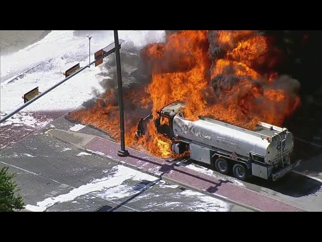 ⁣LIVE: DeSoto tanker fire | FOX 4