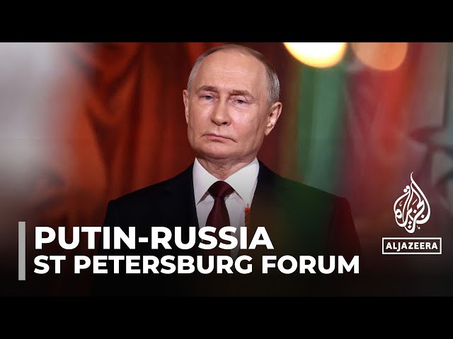 ⁣Russia Economic Forum: President Putin addresses delegates