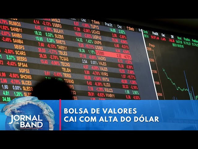 ⁣Bolsa de Valores do Brasil cai 1,7% | Jornal da Band