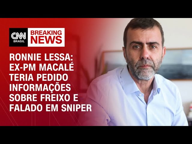 ⁣Ronnie Lessa: Ex-PM Macalé teria pedido informações sobre Freixo e falado em sniper | CNN ARENA