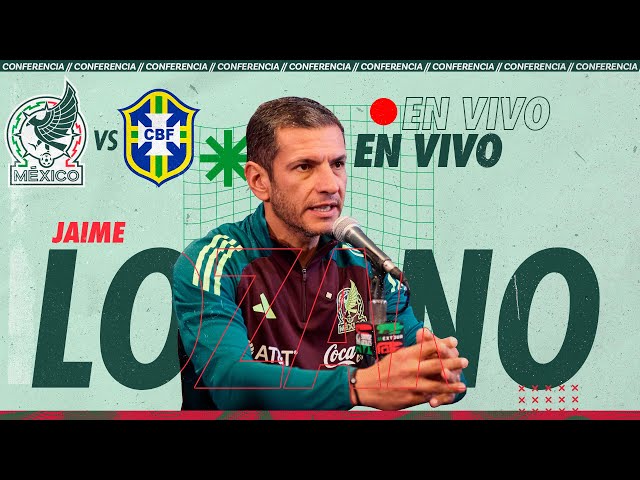 ⁣ EN VIVO | Conferencia Jaime Lozano -  Previo al México vs Brasil  | TUDN