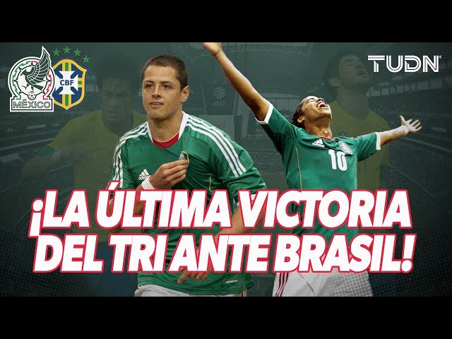 ⁣¡CON TODO Y SUS ESTRELLAS!  Así fue el último triunfo de México vs Brasil | TUDN