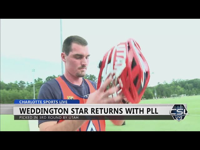 ⁣Weddington star returns to home town as unlikely lacrosse pro