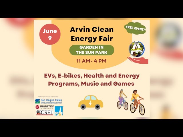 ⁣The City of Arvin prepares to hold their 2nd Annual Clean Energy Fair