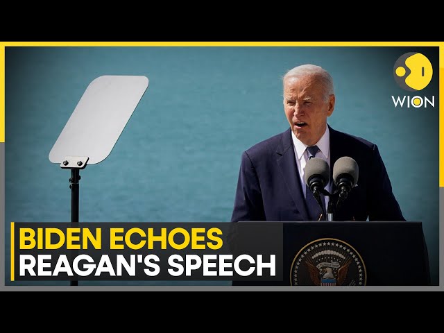 ⁣US: President Biden asks Americans to recommit to democracy in Normandy cliff speech | WION