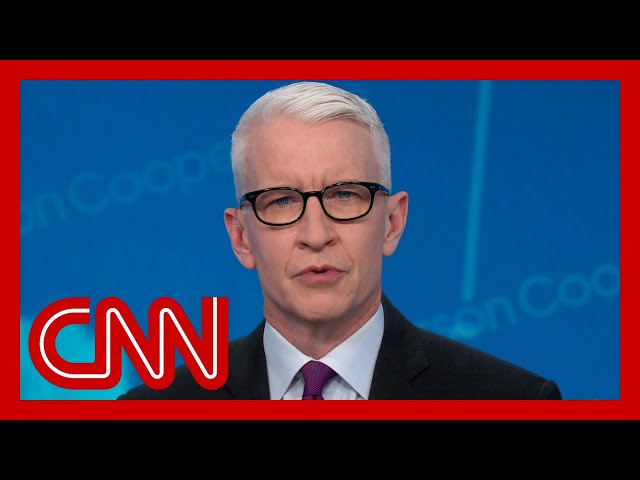 ⁣Anderson Cooper responds to Trump’s comments on seeking ‘revenge’