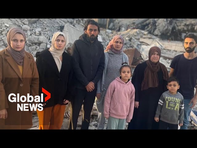 ⁣Gazans escaping to Canada facing "unfair" visa roadblocks, Palestinian-Canadian families s