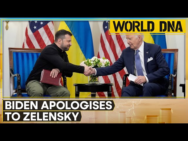 ⁣Joe Biden apologises to Zelensky for delay in Ukraine military aid | World DNA | WION