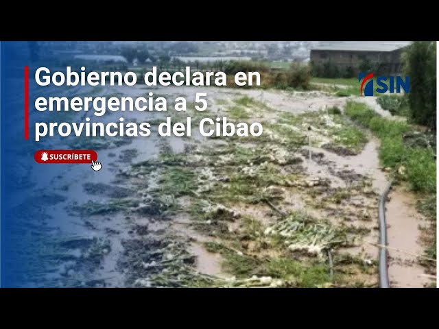 ⁣Declaran en estado de desastre cinco provincias por daños provocados por las lluvias
