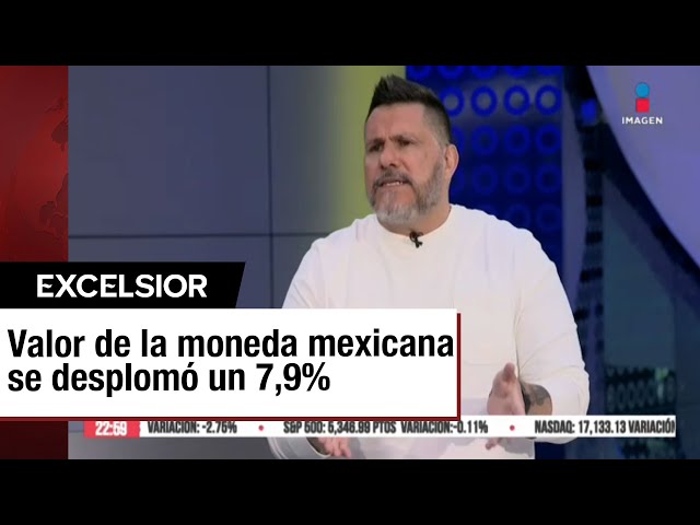 ⁣Días difíciles para el tipo de cambio en México: el peso cae un 8% desde las Elecciones