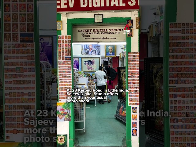⁣Sajeev Digital Studio in Little India is not your average modern photo studio