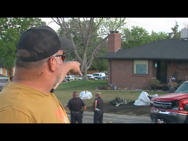 ⁣2 were inside Arvada home where plane crashed in yard