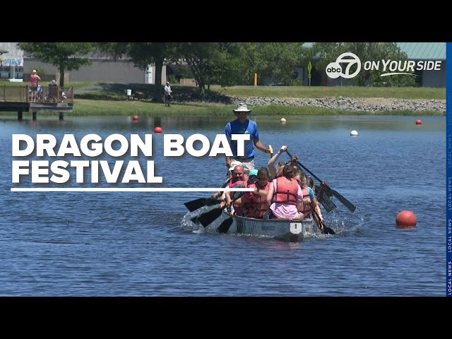 ⁣Dragon boat races return to Lake Willastein, raising funds for child protection