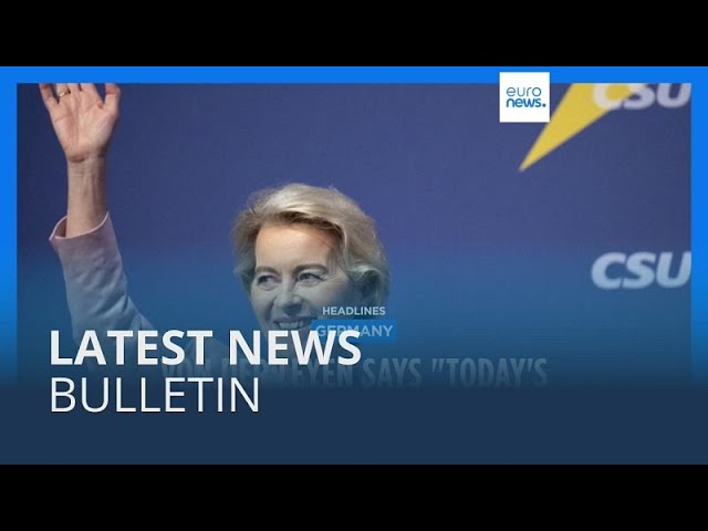 ⁣Latest news bulletin | June 8th – Midday