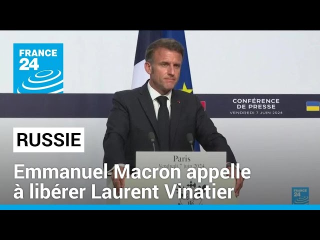 ⁣Emmanuel Macron appelle la Russie à libérer le chercheur français Laurent Vinatier • FRANCE 24