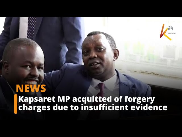 ⁣Magistrate's court acquits Kapsaret MP Oscar Sudi of forgery charges due to insufficient eviden