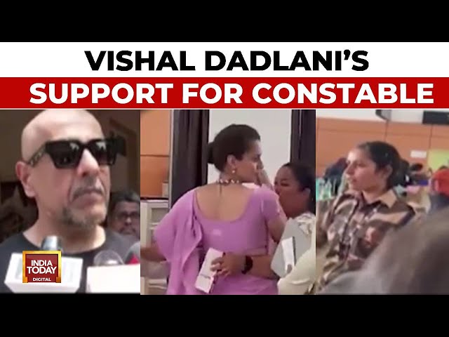 ⁣Kangana Slapgate Controversy: Bollywood Composer Vishal Dadlani Promises Job To Accused Constable