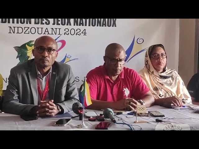 ⁣Conférence de presse 2eme édition des jeux nationaux Ndzouani 2024.