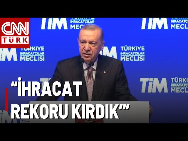 ⁣SON DAKİKA  | Cumhurbaşkanı Erdoğan: "Mayıs Ayında İhracat Rekoru Kırdık"