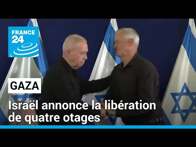 ⁣Israël annonce la libération de quatre otages dans la bande de Gaza • FRANCE 24