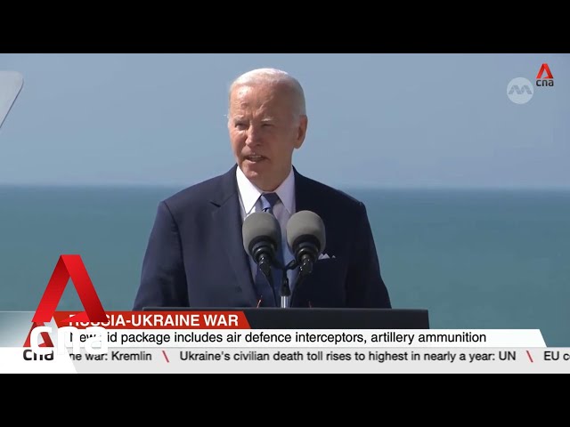 ⁣Biden expresses regret for delay in aid for Ukraine