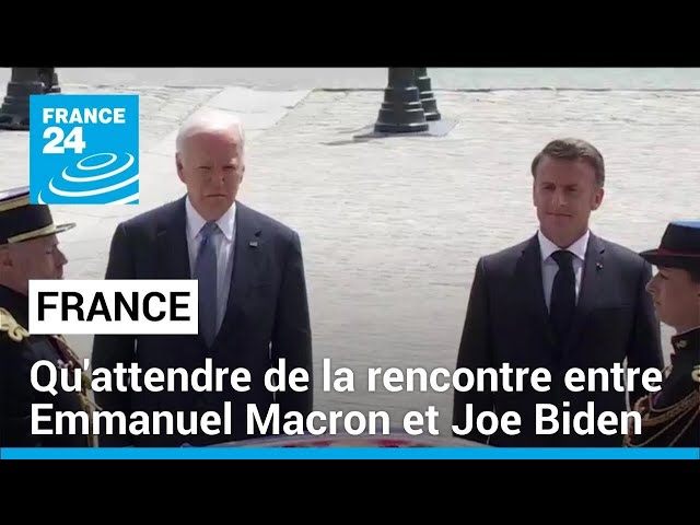 ⁣Emmanuel Macron reçoit Joe Biden : qu'attendre de leur rencontre ? • FRANCE 24