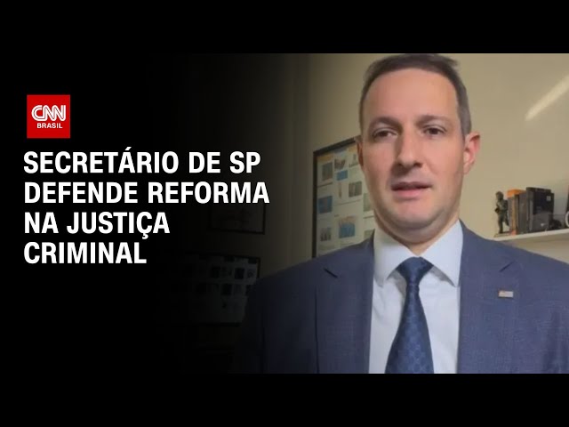 ⁣Secretário de SP defende reforma na Justiça Criminal | AGORA CNN
