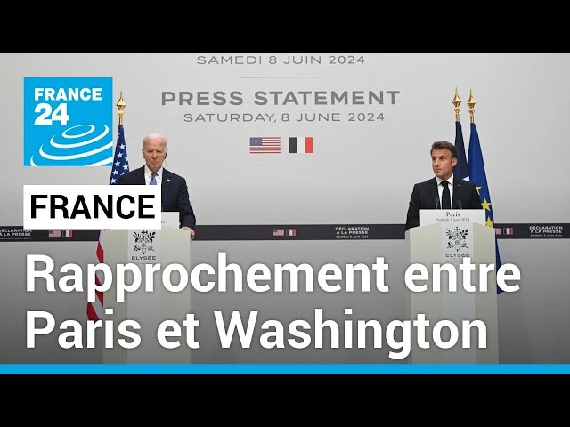 ⁣Emmanuel Macron reçoit Joe Biden : rapprochement entre Paris et Washington • FRANCE 24