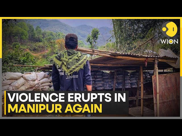 ⁣Manipur violence: Many houses set ablaze in villages in Jiribam district | WION