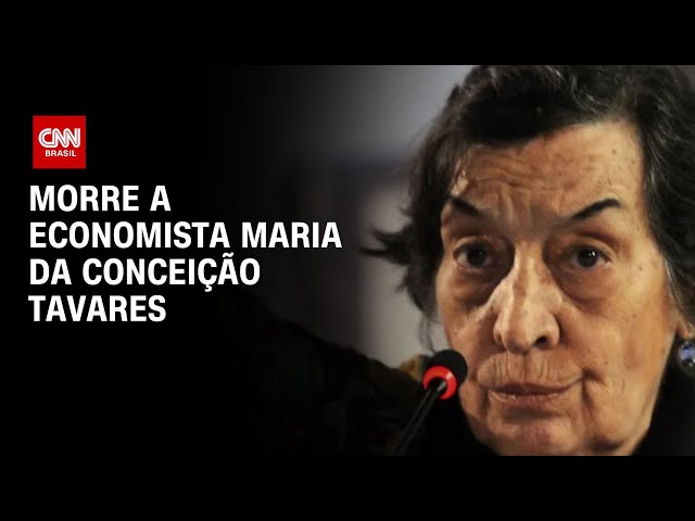 ⁣Morre a economista Maria da Conceição Tavares | AGORA CNN