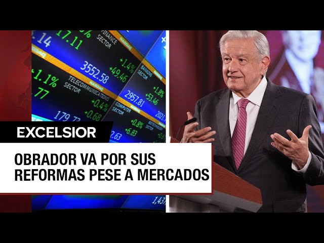 ⁣López Obrador insiste en reformar al Poder Judicial pese al nerviosismo de mercados/ RESUMEN