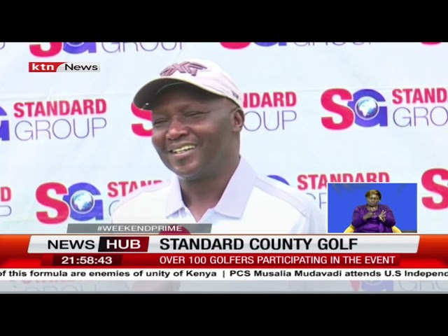 ⁣Over 100 golfers drawn from different regions take part in the Standard county Golf in Eldoret