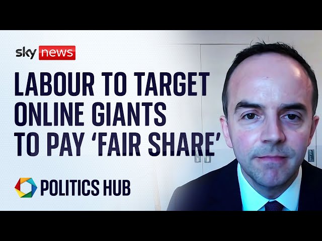 ⁣Labour will 'rebalance' business tax system and target online giants | Election 2024