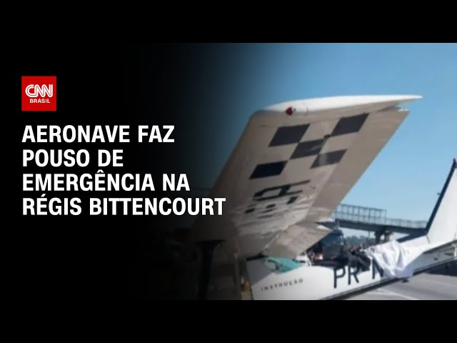 ⁣Aeronave faz pouso de emergência na Régis Bittencourt | AGORA CNN