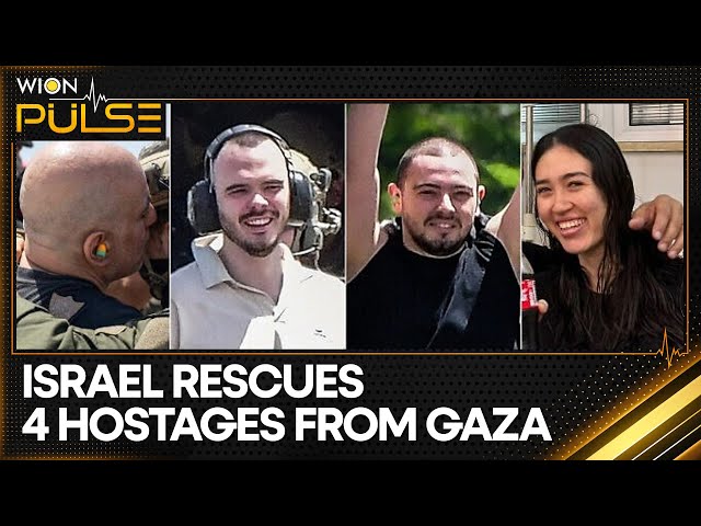 ⁣Israel war: Netanyahu meets and speaks to rescued hostages | WION Pulse