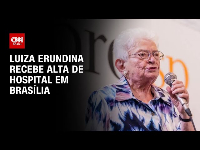 ⁣Luiza Erundina recebe alta de hospital em Brasília | AGORA CNN